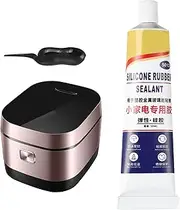 Waterproof Silicone Sealant Adhesive,Electronics Grade Silicone Adhesive Sealant - Flowable Temperature Resistant Insulation for Kitchen Stove Electric Hot Pot Coffee Maker