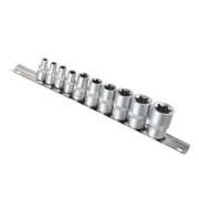 11PCS Outer Torx Socket Spanner Set Matte Chrome Plated for Durability