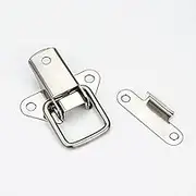 4Pcs Toggle Latch 304 Stainless Steel Hasp Clamp Pull Action Latch for Tool Boxes, Trunk, Cases