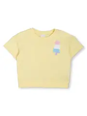 Toddler Girls Short Sleeve Sweat