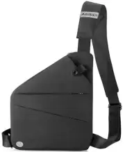 Crossbody Bags for Women Men Anti-Theft Sling Bag Lightweight Cross Body Black