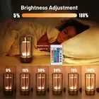 Portable Metal Table Lamp with Remote Control - 16 Color Rechargeable Cordles...