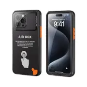 Nevenka Waterproof Phone Case Underwater Snorkeling Case for 6.7in iPhone 15PM 14PM 15PLUS 14PLUS Diving Beach Essentials-Black