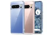 Google Pixel 8 Pro (6.7) Ultra Slim Premium Crystal Clear TPU Gel Back Case by MEZON Shock Absorption, Wireless Charging Compatible (Pixel 8 Pro, Gel)