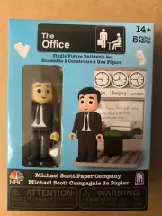 The Office Single Figure Buildable Set Michael Scott Paper Company PhatMojo