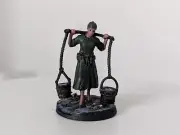 Painted Wizkids Nolzur's Human Peasant (Female) for Fantasy, Tabletop Gaming