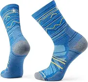[Smartwool] Unisex Hike Light Cushion Mountain Range Pattern Crew Socks Socks (pack of 1)