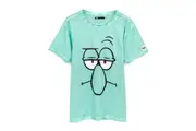 SpongeBob SquarePants Unisex Adult Squidward T-Shirt (Green) - UTNS6891