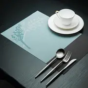 Placemat Fashion Pvc Dining Table Mat Disc Pads Bowl Pad Coasters Waterproof Table Cloth Pad S 30 PURPLE