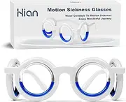 Anti Motion Sickness Glasses, Car Sickness Glasses,Relieve Carsickness Airsickness Seasickness Glasses,Anti Nausea Vertigo Glasses, No Lens Liquid Glasses for Adults or Kids(2Pair Without Bags)