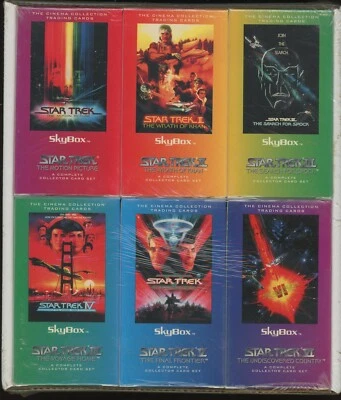 1994 SKYBOX Star Trek Sealed Complete Sets (6)