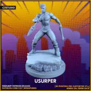 Killmonger 40mm Scale Miniature | Crisis Protocol Proxy | C27