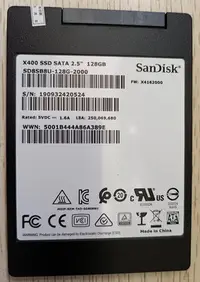 在飛比找Yahoo!奇摩拍賣優惠-Sandisk/閃迪  X400  128G  SATA  