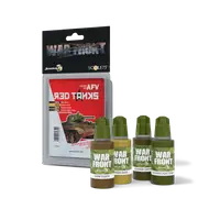 Scale 75 Warfront: Red Tanks 4 Colour Acrylic Paint Set