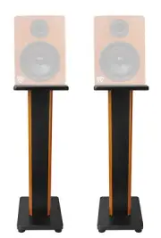 (2) Rockville 28" 2-Tone Studio Monitor Speaker Stands For Rockville APM6C