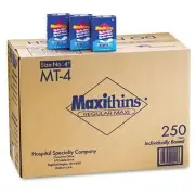 Hospeco Maxithins Vending Machine Maxi Pads - Absorbent, Individually Wrapped,
