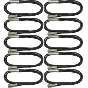 10 lot pack 3ft foot xlr male to female 3pin MIC Shielded Cable microphone audio