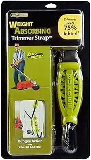 Zero Gravity - Universal Weight Absorbing String Trimmer Strap with Bungee PRO-X System & Deluxe Comfort Shoulder Pad - Reliefs Body Tensions & Stabilizes Trimmer for Maximum Control