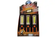 Tomcat 3W COB LED Torch Work Light Flashlight 250 Lumens w AAA Batteries Black