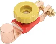 Battery Disconnect Switch, 6V 12V 24V Battery Master Switch Isolator for Power Disconnect Cut Off, Power Cut Off Positive Battery Terminal Connector for Car RV ATV