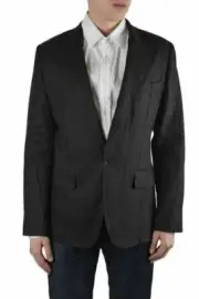 Dolce & Gabbana Men's Dark Brown One Button Blazer Size US 38 IT 48