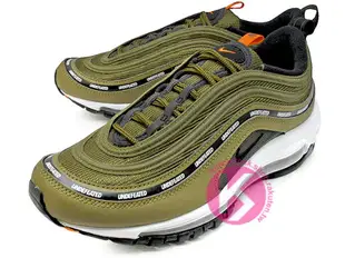 2021 限量登場 經典復刻慢跑鞋 球鞋名舖 UNDEFEATED x NIKE AIR MAX 97 UNDFTD 1997 軍綠 墨綠 黑 全氣墊 子彈 慢跑鞋 '97 (DC4830-300) !