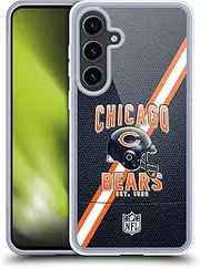 Head Case Designs Officially Licensed NFL Football Stripes Chicago Bears Logo Art Soft Gel Case Compatible with Samsung Galaxy S24+ 5G