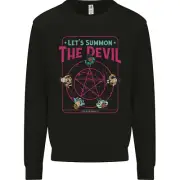 Lets Summon the Devil Ouija Board Demons Kids Sweatshirt Jumper