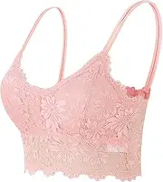 [Generic] High Support Sports Bra Strapless 1 Piece Bra Summer Bandeau Bra Plus Size Strapless Bra Comfort Wireless Bra Padded Top Bra for Women Pack Sports Bras for Women