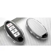 FLJKCT Soft TPU Car Remote Key Cover Case,for Nissan Qashqai J10 J11 X-Trail t31 t32 Kicks Tiida Pathfinder Murano Note Juke