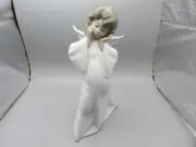 Vintage Lladro 8 3/4" Mime Angel Figurine #4959, Hand Made in Spain