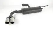 muffler for Audi A3 8V Sportback 1.5 TSI 110kW 2013-2021 Double Round Tips 80mm