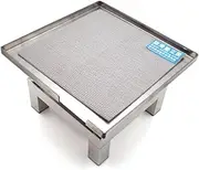 AC 220V Concrete Vibrating Table, Electric Vibration Test Bench Test Block Vibration Platform Stainless Steel 350x350MM