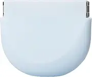 False Teeth Container,Denture Retainer Case Food Grade Silicone Cleaning Case - Portable Slim Partial Denture Case Denture Holder for Artificial Teeth, Night Guard, Retainers Traveling Pluvo