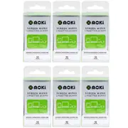 6x 10pc Moki Antistatic/Alcohol Free Laptop/Computer Cleaning Screen Wipes