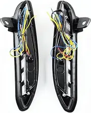 LED DRL Daytime Running Light Front Bumper Fog Lamps Assembly w/Turn Signal Accessories Compatible With Toyota Venza 2021 2022 3 Colors