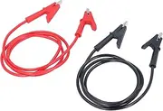1Set Dual Ended Crocodiles Clips Brass Silicone Crocodiles Clamp/Holder Test Leads 0.40in Test Flexible Cable for Electrical Projects