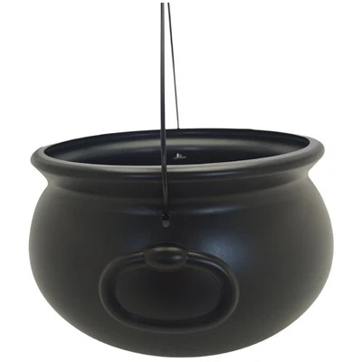 Halloween Cauldron, Plastic Witch Cauldron Kettle, Halloween Pot Candy8463
