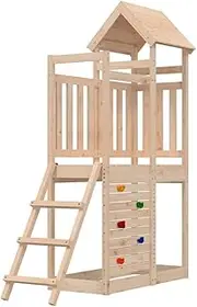 Outdoor Playset 52.5x110.5x214 cm Solid Wood Pine,Swing Sets & Playsets 33KG-826544