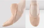 Bloch Dansoft Leather Ballet Slippers Pink 4E NIP New in Package