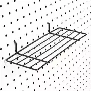Pegboard Hooks, Peg Board Shelf, for Support Various Tools, 4 Packs, Black