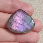 AAA Quality Purple Labradorite Cabochon HeartShape Gemstone 26x30x8mm 55Ct