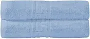 Indus Textiles Bath Sheets Large x 2-100% Egyptian Ring Spun Cotton Highly Absorbent and Soft - Sky Blue