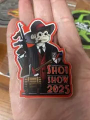 NEW 2025 SHOT SHOW Pinstripe Monkey Gangster Tactical Decal Sticker Military Z9