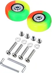 Healeved Luggage Case Wheel Replacement Pack Mute Caster Wheels for Suitcase Fit Easy to Install