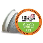 San Francisco Bay Compostable Coffee Pods - Organic Rainforest Blend 120 Ct K...