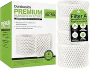 4 Pack of Premium Humidifier Filters | Compatible with Honeywell Humidifier Filter HAC-504, HAC-504AW & Honeywell Filter A | Replacement for Honeywell Filter HCM 350 & Other Cool Mist Humidifiers