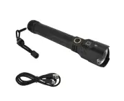 P72 LED Flashlight 5000LM Zoomable Flashlight Waterproof Electric Torch for Camping Emergencies USB Charging
