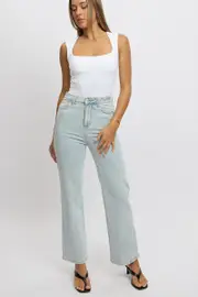 Denim Wide Leg Jeans - Size 16XL, Women's Wide Leg Jean