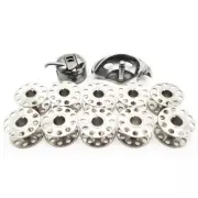 SHUTTLE HOOK, BOBBIN CASE+5 BOBBINS FOR Singer,Toyota
